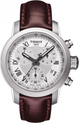 Tissot PRC 200 Quartz Chronograph Lady Roman Leather